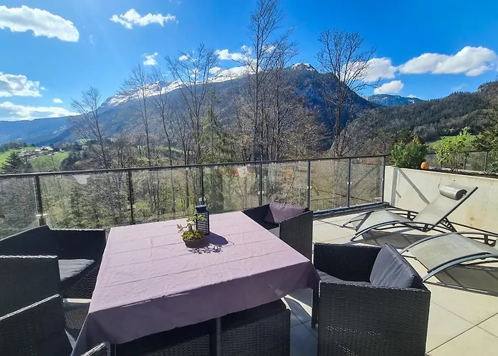 Le Berceau Des Aiguilles - Vue Montagne, Terrasse - Aravistour